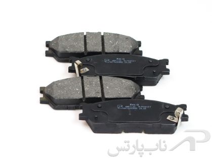 تصویر  لنت ترمز دیسکی جلو تیبا طرح ریو (دو شاخه) برند بس کیو (BESQ)