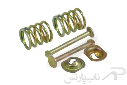 تصویر  مجموعه اتصالات کفشک ترمز عقب به طبق پژو 405 برند آذین تنه