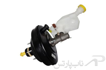 تصویر  بوستر 9.5 اینچ با پمپ (سیلندر) ترمز کامل تارا گیربکس دستی برند آذین تنه