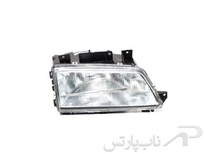 تصویر  چراغ جلو با لنز شیشه‌ای سمت راست پژو 405 برند مدرن