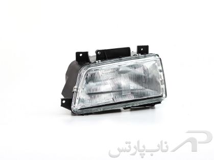 تصویر  چراغ جلو با لنز شیشه‌ای سمت چپ پژو 405 برند مدرن