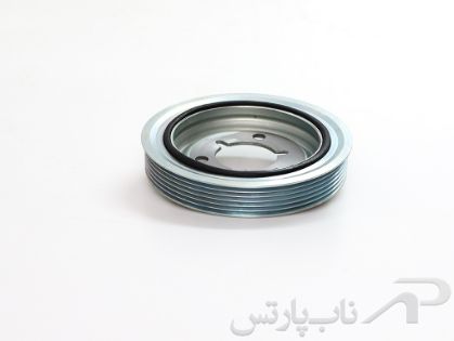 تصویر  پولی سر میل لنگ قطر 146mm پژو 206 تیپ 5 برند عظام