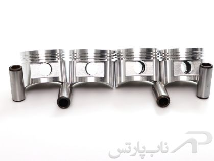 تصویر  پیستون سایز (0.25) با گژن پین (تعمیر اول) پراید