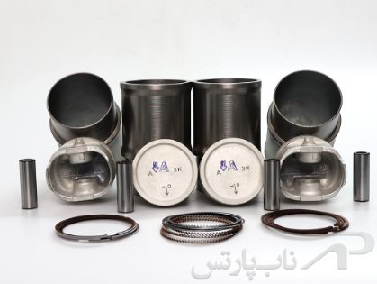 تصویر  پیستون با بوش مدل (JP+K) و رینگ برند (TP) موتور (TU3)