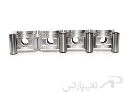 تصویر  پیستون سایز (0.25) با گژن پین (تعمیر اول) پراید گاز سوز