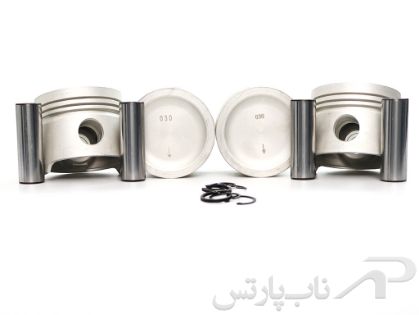 تصویر  پیستون سایز (0.30) با خار و گژن پین پیکان با موتور 1600 سی سی (LC-1600)