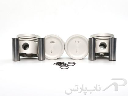 تصویر  پیستون سایز استاندارد (STD) با خار و گژن پین پیکان با موتور 1600 سی سی (HC-1600)
