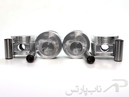 تصویر  پیستون سایز (0.50) با گژن پین (تعمیر دوم) پراید گاز سوز