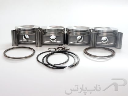 تصویر  پیستون سایز استاندارد (STD) و رینگ برند (TP) موتور (OHV)