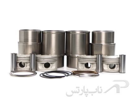 تصویر  پیستون کامل با رینگ برند(TP) و بوش پلاتو (WVP) موتور (XU7)