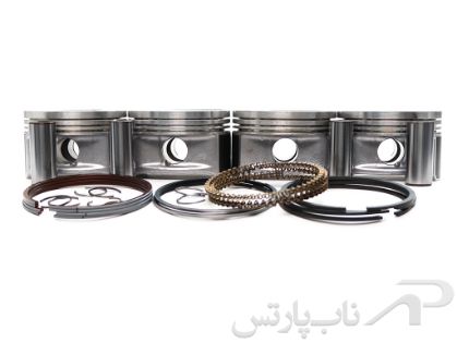 تصویر  پیستون سایز (0.30) با خار و گژن پین با رینگ TP موتور (OHV)