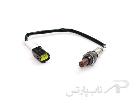 تصویر  سنسور اکسیژن پژو 405  با موتور 1.6L کانکتور مربعی مشکی برند عظام