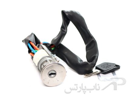 تصویر  سوییچ (کلید) استارت و فرمان پژو 206 برند عظام