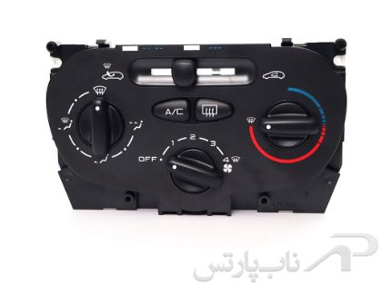 تصویر  کنترل پنل (کلیدهای بخاری و کولر) روتاری طرح جدید پژو 206 تیپ 2 برند ساندن