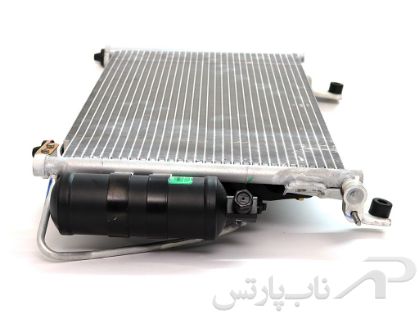 تصویر  مجموعه  رادیاتور کولر با فن و درایر  (کندانسور ) پراید 