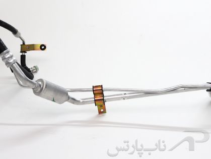 تصویر  شیلنگ (لوله) رفت و برگشت گاز کولر مافلردار طرح سابکول پژو 206 برند ساندن