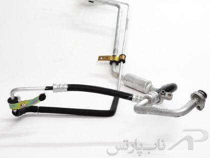 تصویر  شیلنگ (لوله )رفت و برگشت  گاز کولر به اواپراتور (رادیاتور کولرداخل اتاق ) رانا با مافلر