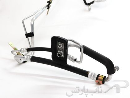 تصویر  شیلنگ (لوله ) رفت و برگشت  گاز کولر به اواپراتور (رادیاتور کولرداخل اتاق )رانا سابکول