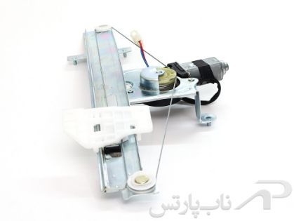 تصویر  مجموعه کامل شیشه بالابر عقب تیبا سمت راست(طرح تی) (شاگرد)
