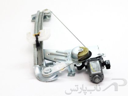 تصویر  مجموعه کامل شیشه بالابر عقب پژو 206 سمت شاگرد(راست)