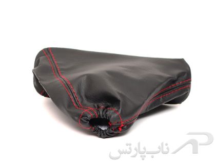 تصویر  مجموعه گردگیر ترمز دستی NX7 (دنا) - مشکی (نخ قرمز)