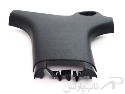 تصویر  قاب پلاستیکی روکش پایین ستون وسط چپ رانا (خاکستری ذغالی)