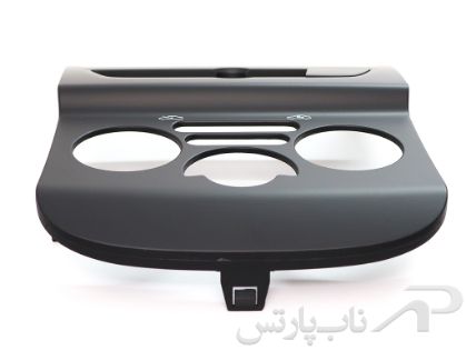 تصویر  مجموعه کنسول وسط جلو داشبورد رانا -خاکستری ذغالی