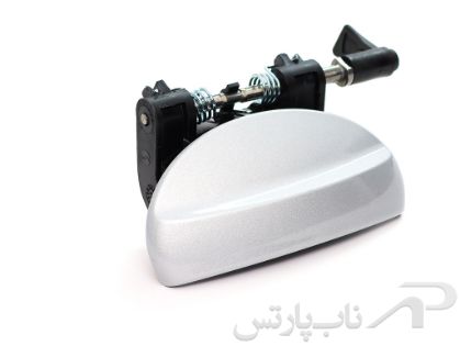 تصویر  دستگیره بیرونی درب عقب چپ نقره ای 7958 رانا پلاس برند کروز