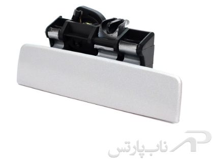 تصویر  مجموعه دستگیره بیرونی پژوپارس-راست-نقره ای