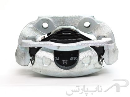 تصویر  کالیپر و سیلندر ترمز با لنت (تکستار) قطر 57mm چرخ جلو چپ کامل سمند موتور EF7 برند کروز