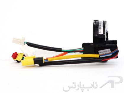 تصویر  رابط چرخشی (سوئیچ چرخشی) غربیلک فرمان 7 کانال پژو پارس