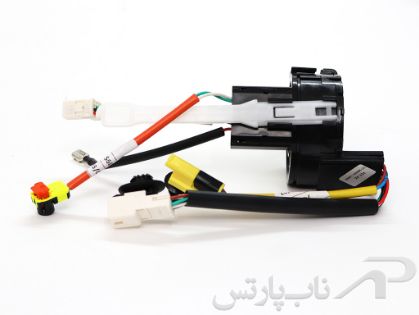 تصویر  رابط چرخشی (سوئیچ چرخشی) غربیلک فرمان 10 کانال پژو 207 (10P7L) و رانای جدید
