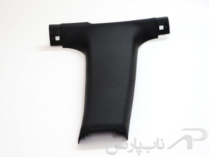 تصویر  قاب پلاستیکى روکش پائین ستون وسط راست سمند - مشکی