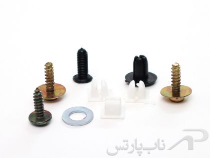 تصویر  پیچ با خار گل پخش کن کامل جلو