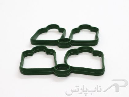 تصویر  واشر (اورینگ) منیفولد هوا سیلیکونی طرح SLC موتور XU7 پژو 405 برند پویا قطعه با دوام