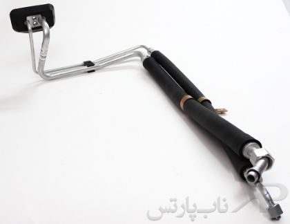 تصویر  شیلنگ (لوله) رفت و برگشت گاز کولر سمت اواپراتور موتور EF7 دنا پلاس برند ساندن