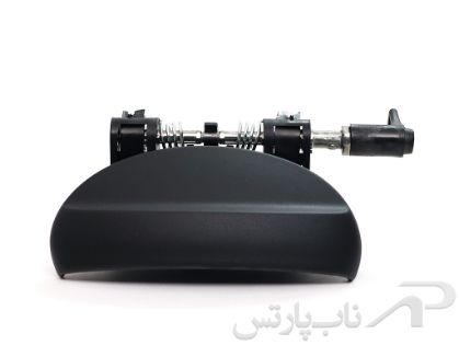تصویر  مجموعه دستگیره دربازکن بیرونی در عقب چپ رانا - مشکی