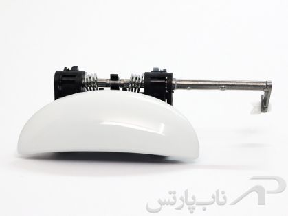 تصویر  مجموعه دستگیره بیرونی پژو 207-جلو چپ-سفید 