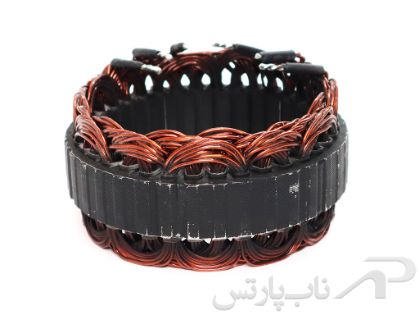 تصویر  استاتور (بالشتک) دینام موتور XU7 پژو 405 برند عظام