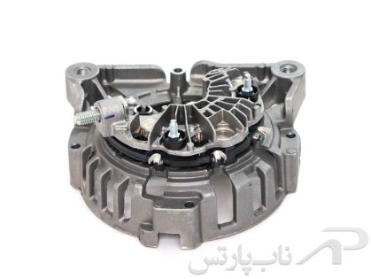 تصویر  دیود دینام (رکتی فایر) و براکت پشت دینام پژو 206 برند عظام