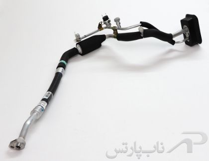 تصویر  لوله رفت و برگشت  گاز کولر به اواپراتور (رادیاتور کولرداخل اتاق ) سندن تیبا