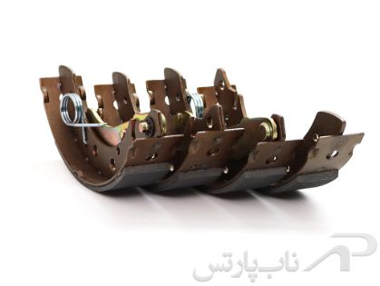 تصویر  لنت ترمز کفشکی  عقب پژو و سمند با موتور ملی (EF7)