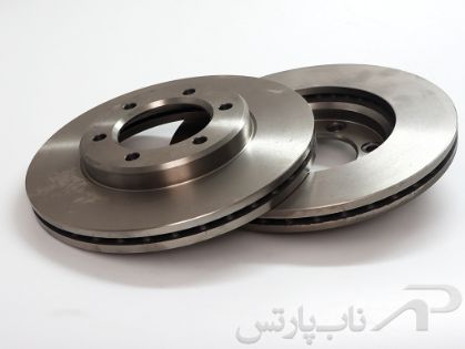 تصویر   دیسک ترمز چرخ جلو خودرو نیسان  دوعددی 