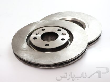تصویر   دیسک ترمز چرخ جلو دنا پلاس توربو دوعددی 