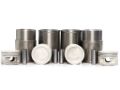 تصویر  پیستون سایز استاندارد با بوش پلاتو پژو 405 موتور 2000 کاربراتوری (چهارعددی) برند عظام
