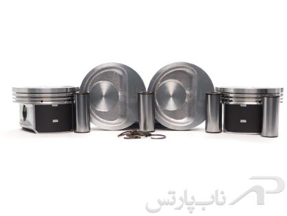 تصویر  پیستون 0/20( تعمیر دوم) با خار و گژن پین آردی با موتور 1600 سی سی(HC-1600) چهارعددی 