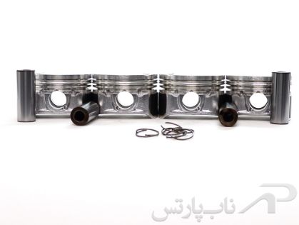 تصویر  پیستون سایز (0.50) با خار و گژ پین سمند باموتور ملی (EF7) چهارعددی 