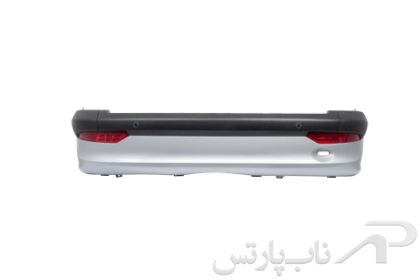 تصویر  سپر عقب کامل (با دیاق، چراغ، سنسور و دسته سیم) نقره ای 7958 پژو 207 صندوقدار برند کروز