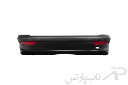 تصویر  سپر عقب کامل (با دیاق، چراغ، سنسور و دسته سیم) مشکی 9984 پژو 207 صندوقدار برند کروز