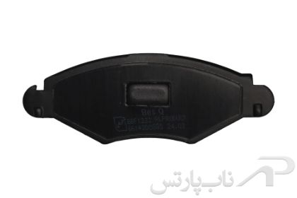 تصویر  لنت ترمز جلو پژو 206 صندوقدار موتور TU3 برند بس کیو (BesQ)